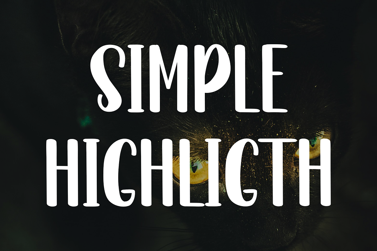 Minimalist Highlight, a Sans Serif Font by InermediaSTUDIO (Photo 8 of 8)