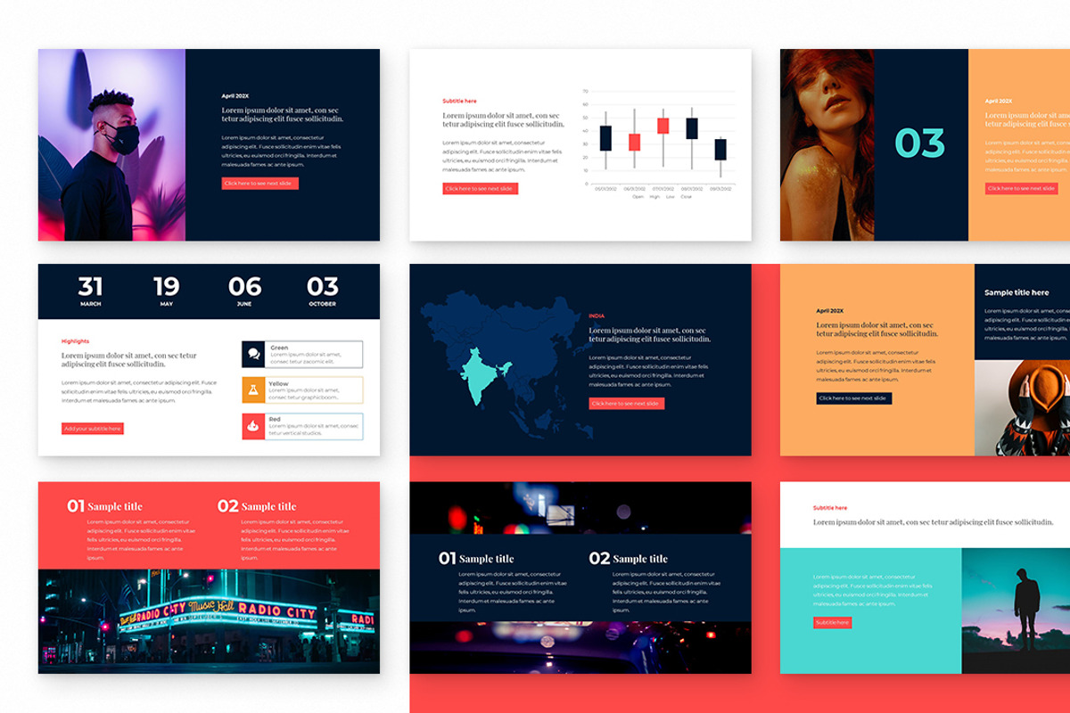 Block Powerpoint Template, a Presentation Template by Zacomic Studios (Photo 7 of 9)