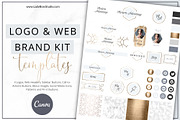 Website Branding Kit | Canva Gold, a Branding & Logo Template by Lady Boss Studio (Thumbnail 1 of 6)