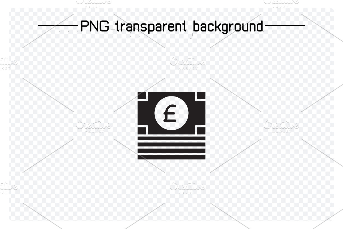 Pound Currency Icons Set, a Finance Illustration by Designfour (Photo 6 of 7)