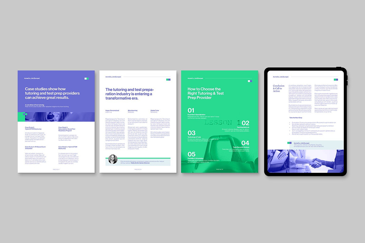 Modern Education Brochure Template, a Brochure Template by BrandPacks (Photo 4 of 6)