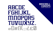 BASEBALL CHAMPS FONT FAMILY, a Slab Serif Font by Alphabet Agency (Thumbnail 9 of 12)