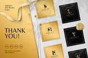 Alphabet Hair Beauty Logo Collection, a Branding & Logo Template by Rukuru Studio (Thumbnail 6 of 6)