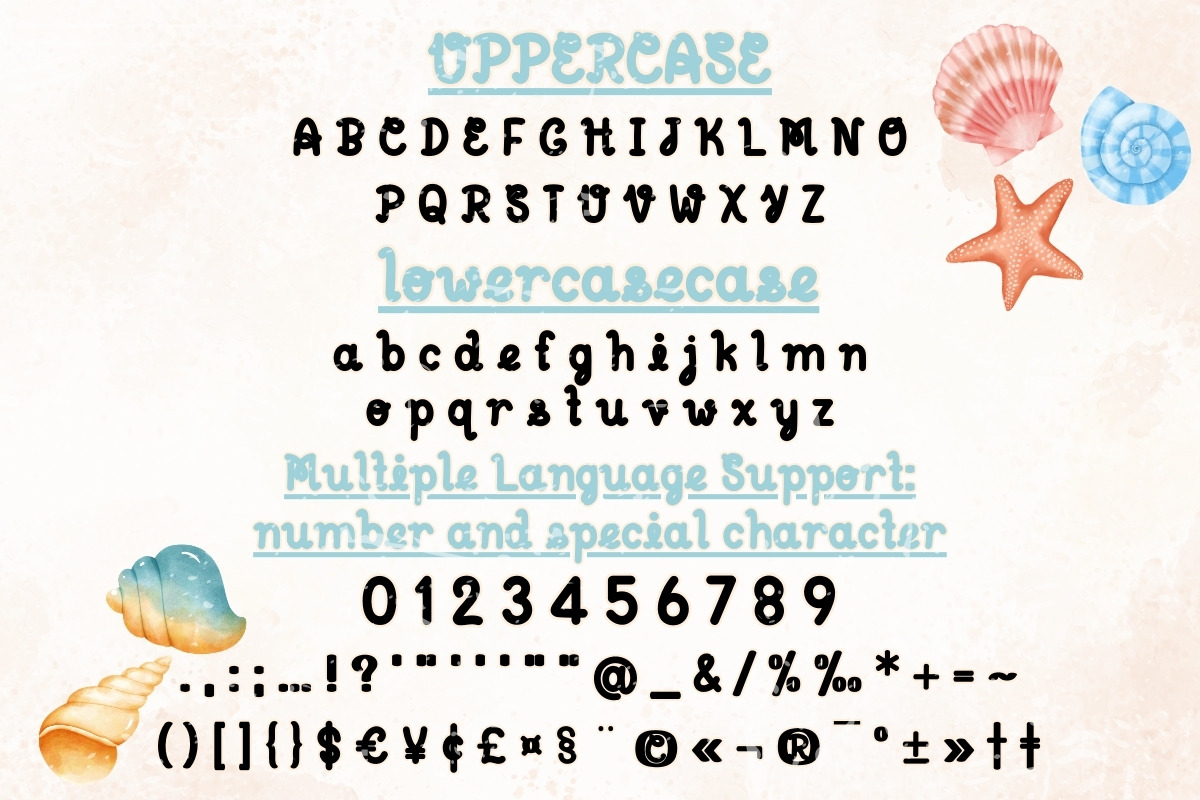Aqua Melodies - Handwriting, a Handwritten Font by Charmingbear59.design (Photo 5 of 5)