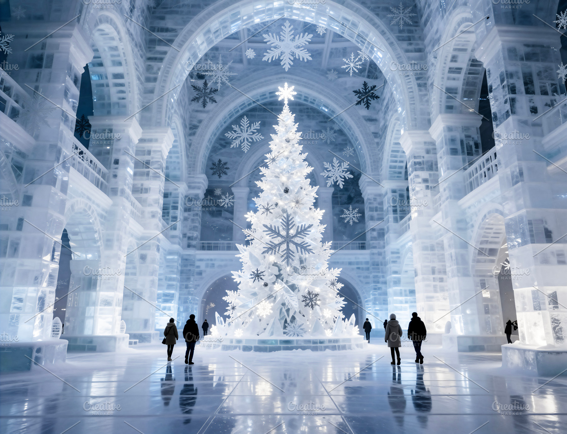 Ice Cathedral Interior, a Photo by rarrarorro