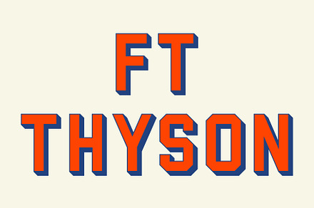 FT THYSON | MODERN SPORT FONT, a Sans Serif Font by Fateh.Lab