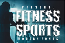 Fitness Sports –Modern Athletic Font