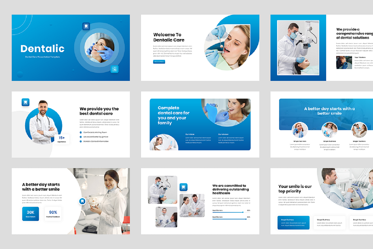 Dental Care & Health Powerpoint, a Presentation Template by Biwarastudio (Photo 2 of 5)