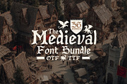 The Old English Font Bundle, a Blackletter Font by HipFonts (Thumbnail 1 of 11)