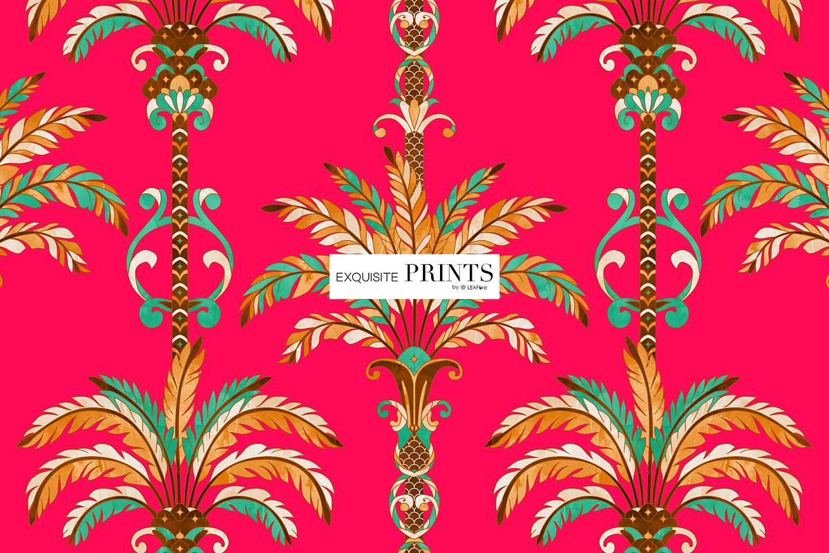 Coqueiro | Hand Drawn Luxury Prints, a Pattern Graphic by LEAFure (Photo 11 of 11)