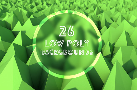 26 Abstract Low Poly Backgrounds