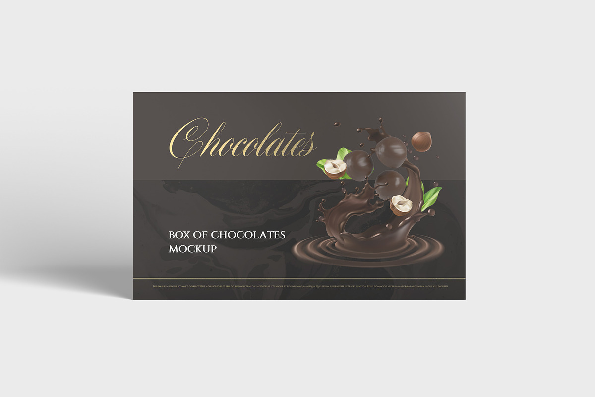 Box Of Chocolates Mockup, a Packaging Mockup by Seven Lights (Photo 4 of 11)