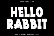 Hello Rabbit, a Script Font by FreshTypeINK (Thumbnail 1 of 8)