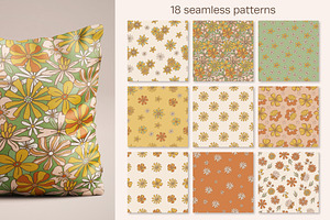 Groovy Flowers Pattern Collection