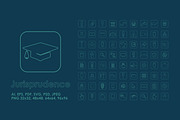 72 Jurisprudence simple icons, an Outline Icon by Palau (Thumbnail 1 of 2)