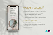 Abstract Pinterest Templates CANVA, a Social Media Template by Elissa Mae Creative (Thumbnail 3 of 14)