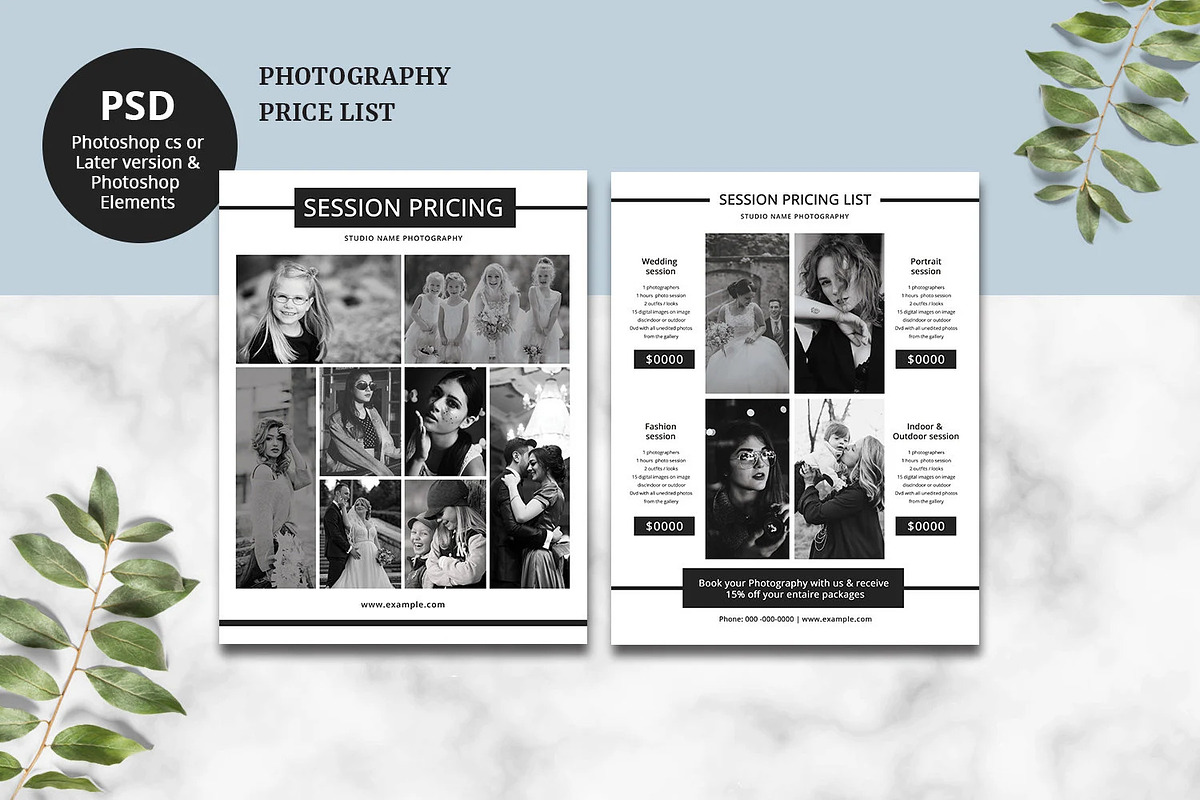Photographer Pricing Flyer, a Flyer Template by Template Shop (Photo 1 of 4)
