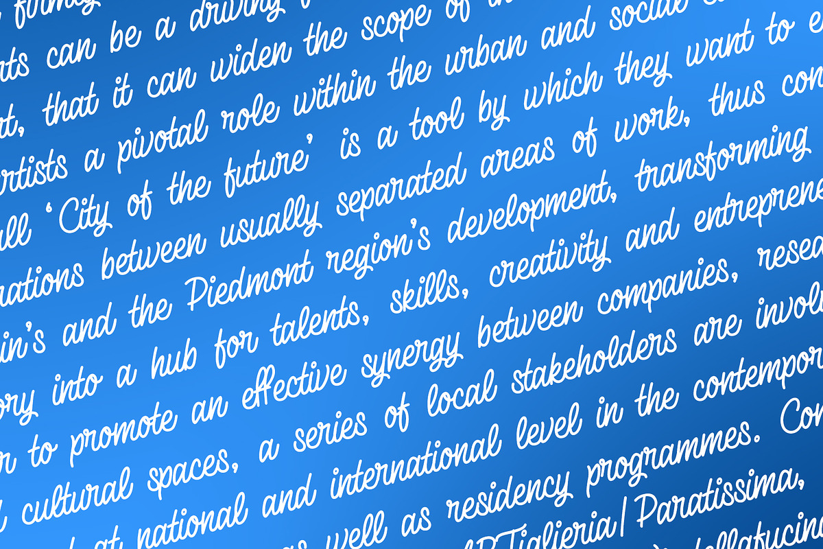 Changa, a Script Font by Etewut (Photo 2 of 7)