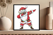 Dabbing Santa Claus Clipart, an Illustration by Black Bird Studio (Thumbnail 4 of 4)