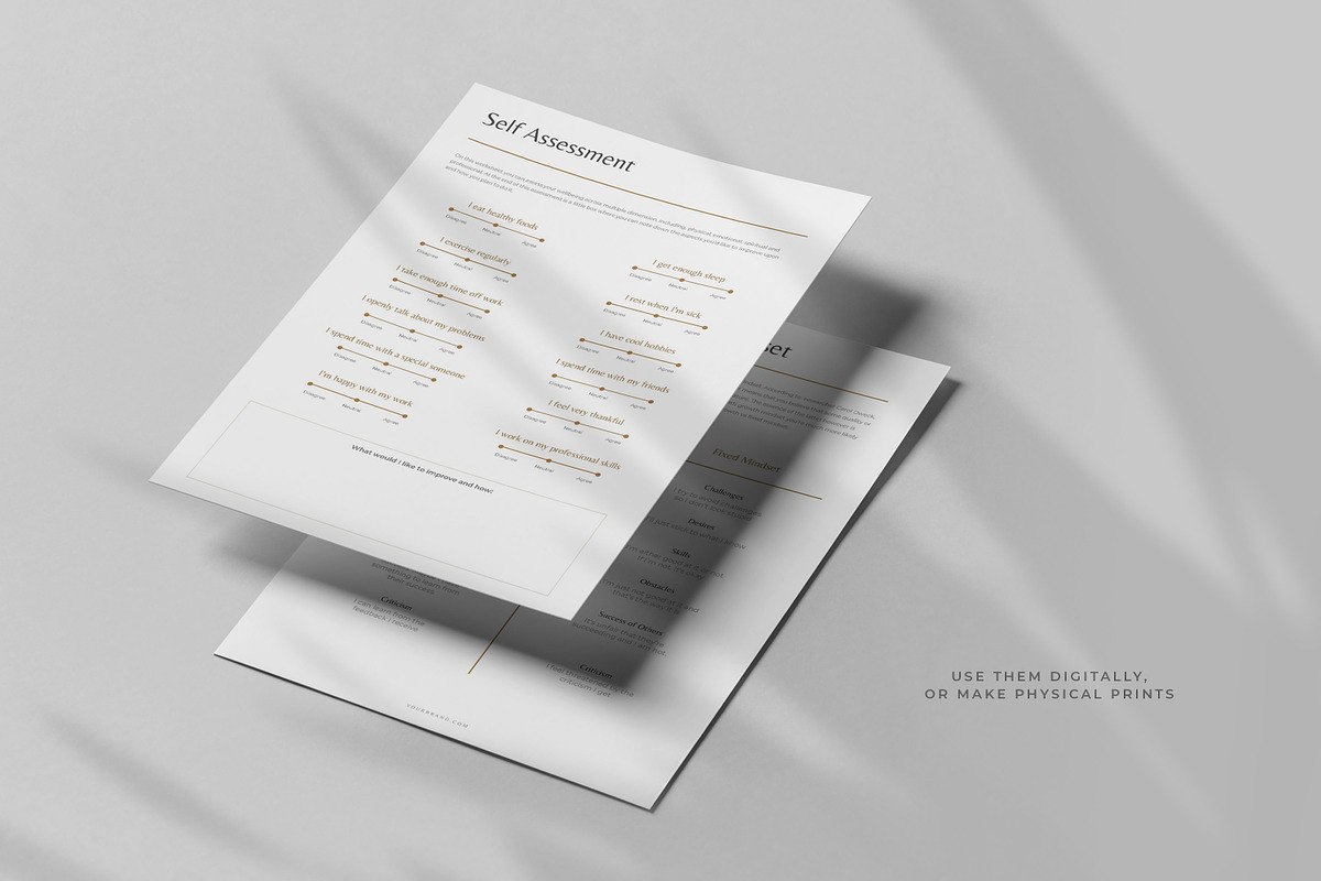 Dream Life Self Help Planners CANVA, a Templates & Theme by AndrewPixel (Photo 4 of 13)