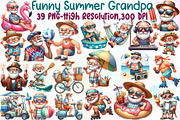 Funny Summer Grandpa Sublimation Cli, an Illustration by Sublimation Artist (Thumbnail 1 of 6)
