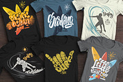 Summer tropical surf print, an Illustration by Urbanshop (Thumbnail 1 of 4)