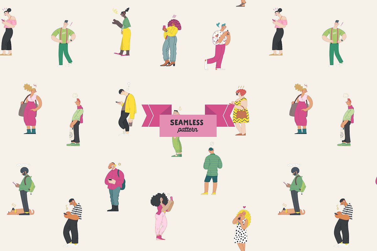 Waiting in line (vector), a Healthcare Illustration by Grivina's shop (Photo 10 of 19)