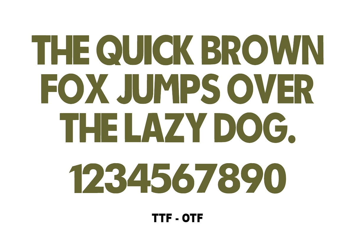 Modern Rongsok – Bold Modern Sans, a Sans Serif Font by KiddoGlyphs Studio (Photo 4 of 4)