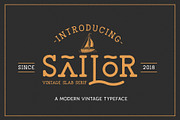 The Sailor Typeface, a Slab Serif Font by Kaligra.co (Thumbnail 1 of 15)