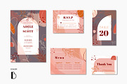 BOHO Wedding Invitation Set, an Invitation Template by Lyllopop (Thumbnail 3 of 3)