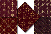 Luxury Maroon Digital Paper, an Illustration by DreamPrint404 (Thumbnail 2 of 5)