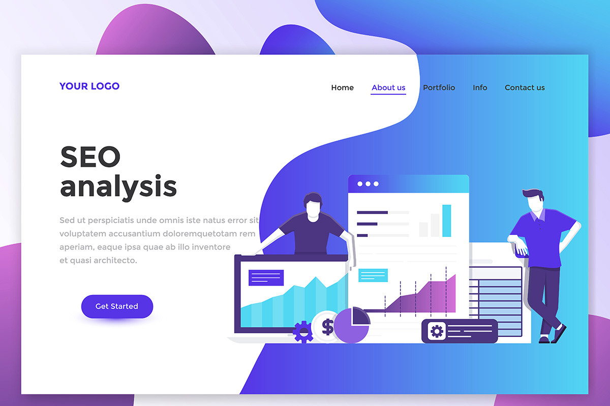 Landing page templates, a Templates & Theme by Creative Graphics (Photo 9 of 12)