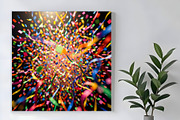 Confetti and Streamers Party Pop, an Object Illustration by Sharon Schwalbe (Thumbnail 3 of 4)