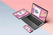 Digital Devices Screen Mockup Set, a Device Mockup by Runend (Thumbnail 2 of 20)