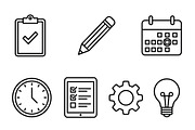 350 Project Management Icons, an Outline Icon by adenpinkstore (Thumbnail 14 of 14)