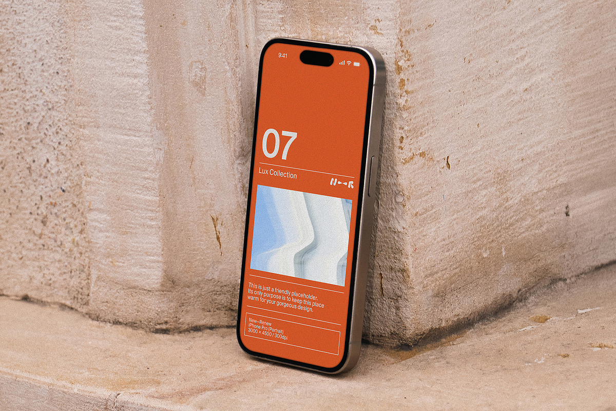 Warm Vintage Bundle, an iPhone Mockup by New—Renew (Photo 4 of 5)