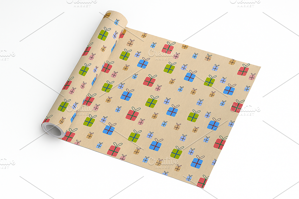 Christmas Seamless Pattern Set, an Illustration by Oleksandra Illustrates (Photo 16 of 20)