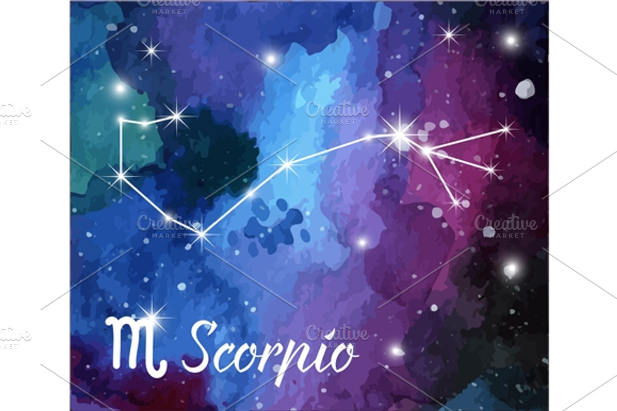 12 Zodiac signs on watercolor, a Texture Graphic by Sunshine Art Shop (Photo 10 of 13)