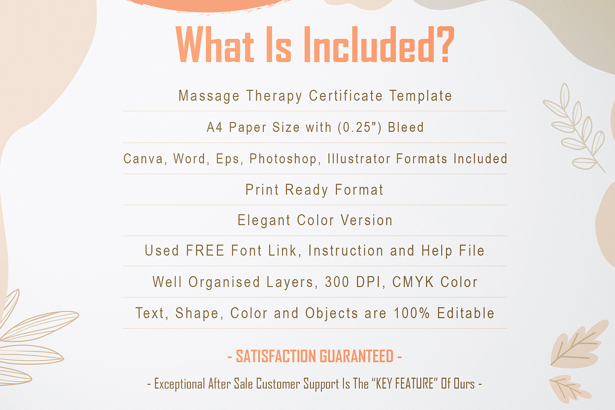 Massage Therapy Certificate, a Stationery Template by DesignDevisers (Photo 10 of 10)