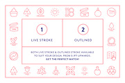 Cosmetic Packaging Line Icons, an Outline Icon by Made by Made (Thumbnail 4 of 9)