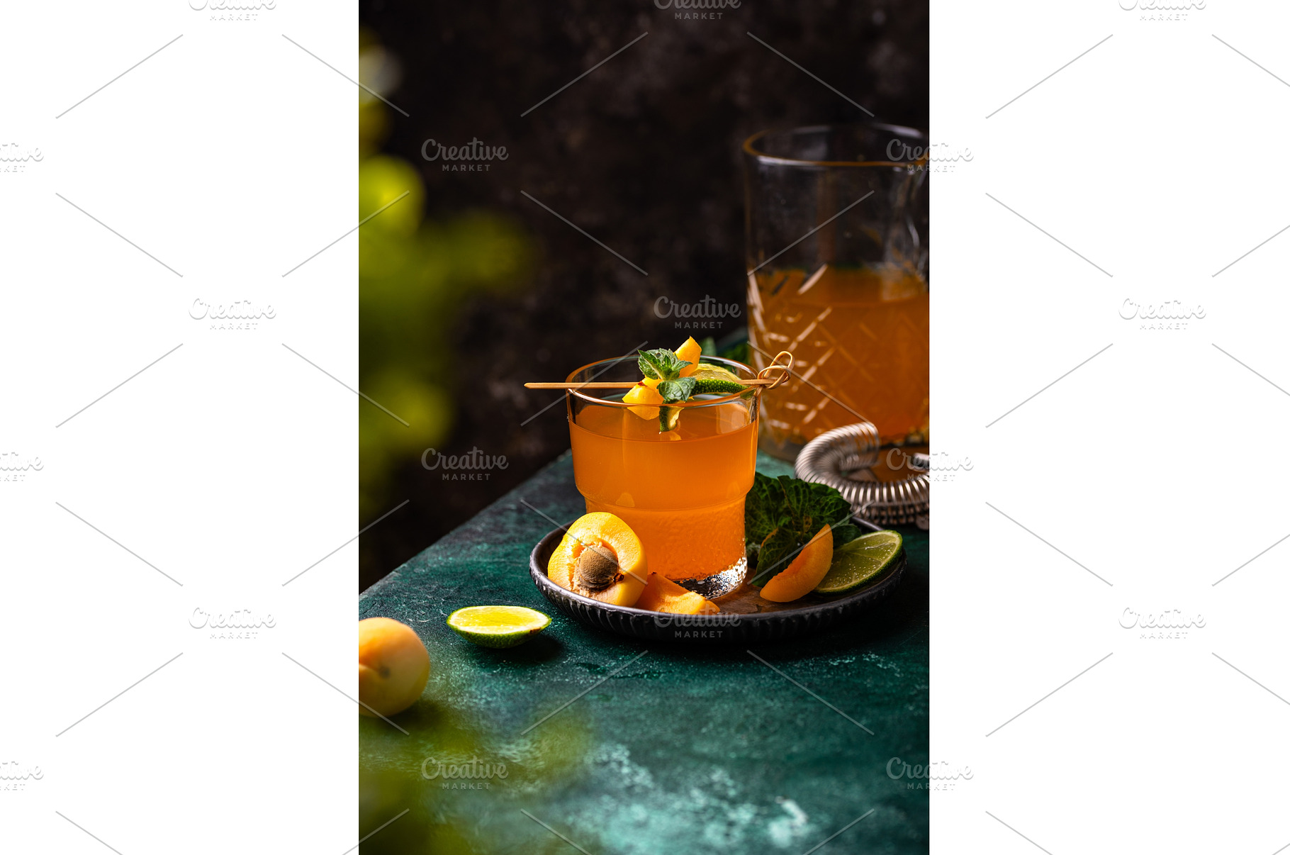 Fresh summer apricot healthy drink, a Food & Drink Photo by Yulia Furman