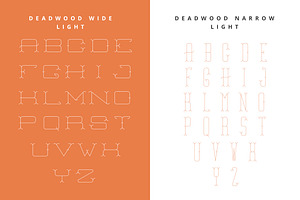 Deadwood - A Monogram Font Family