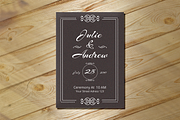 Wedding Invitation, an Invitation Template by Creatricks (Thumbnail 1 of 6)