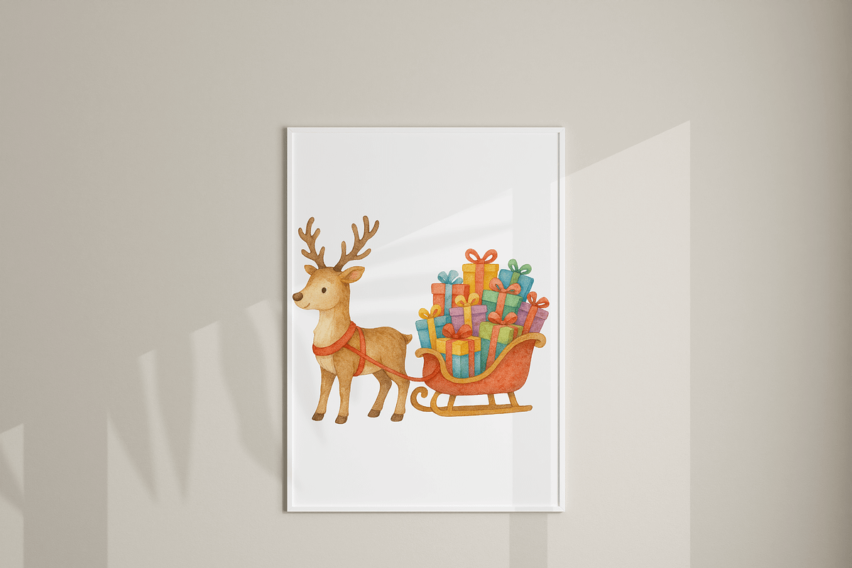 26 Reindeer Clipart, an Animal Illustration by Pati Charm Studio (Photo 8 of 8)