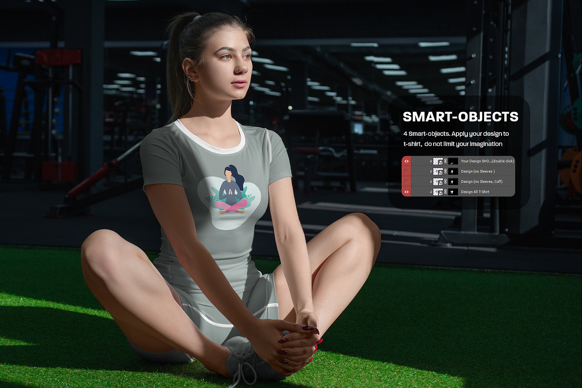 5 Sports T-Shirts and Shorts Mockups, a Shirt Mockup by Grow Design Craft Studio (Photo 5 of 7)
