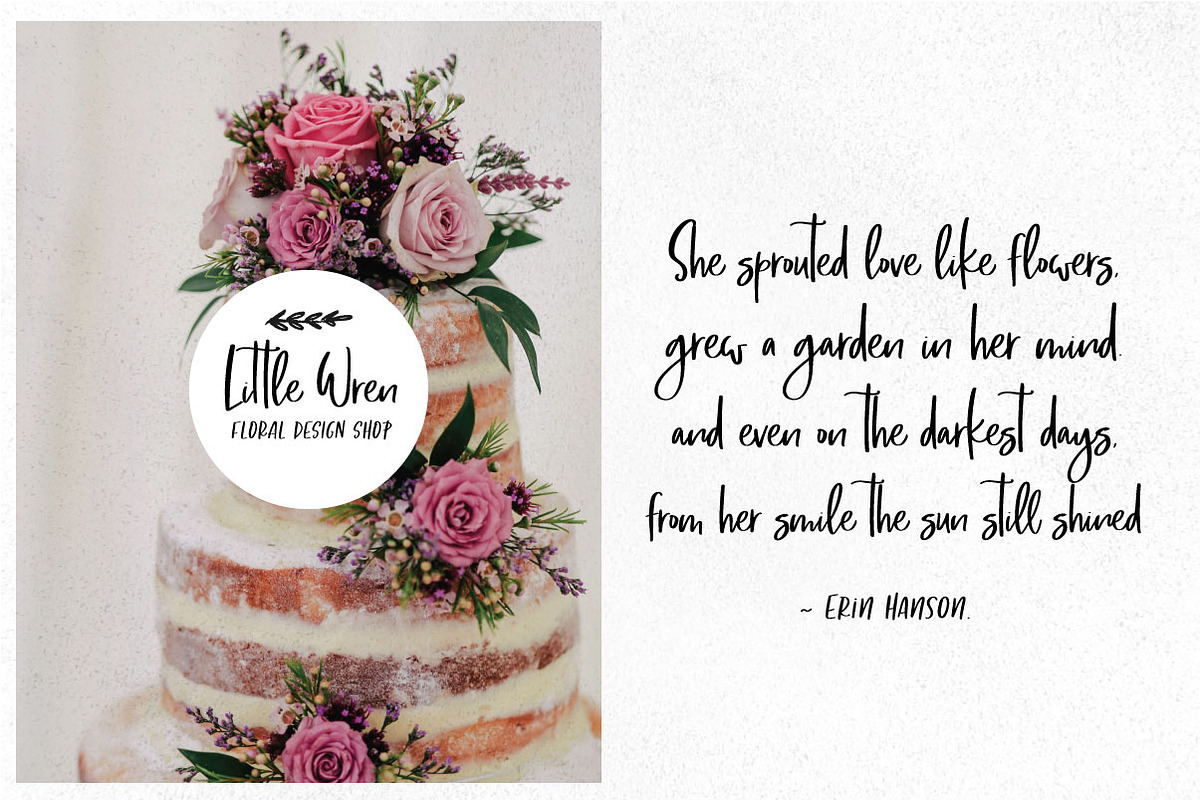 Kind Letters font duo preview 7