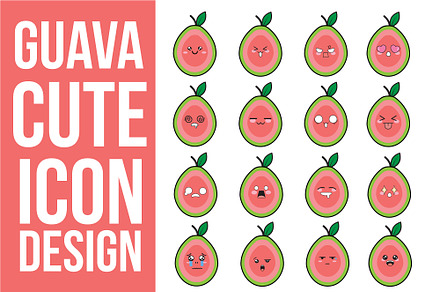 Guava Cute Icons Design