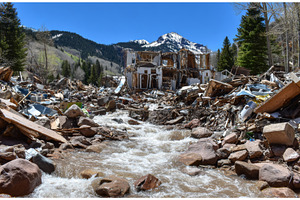 Mountain mudflow aftermath at the, a Nature Photo by ZinetroN