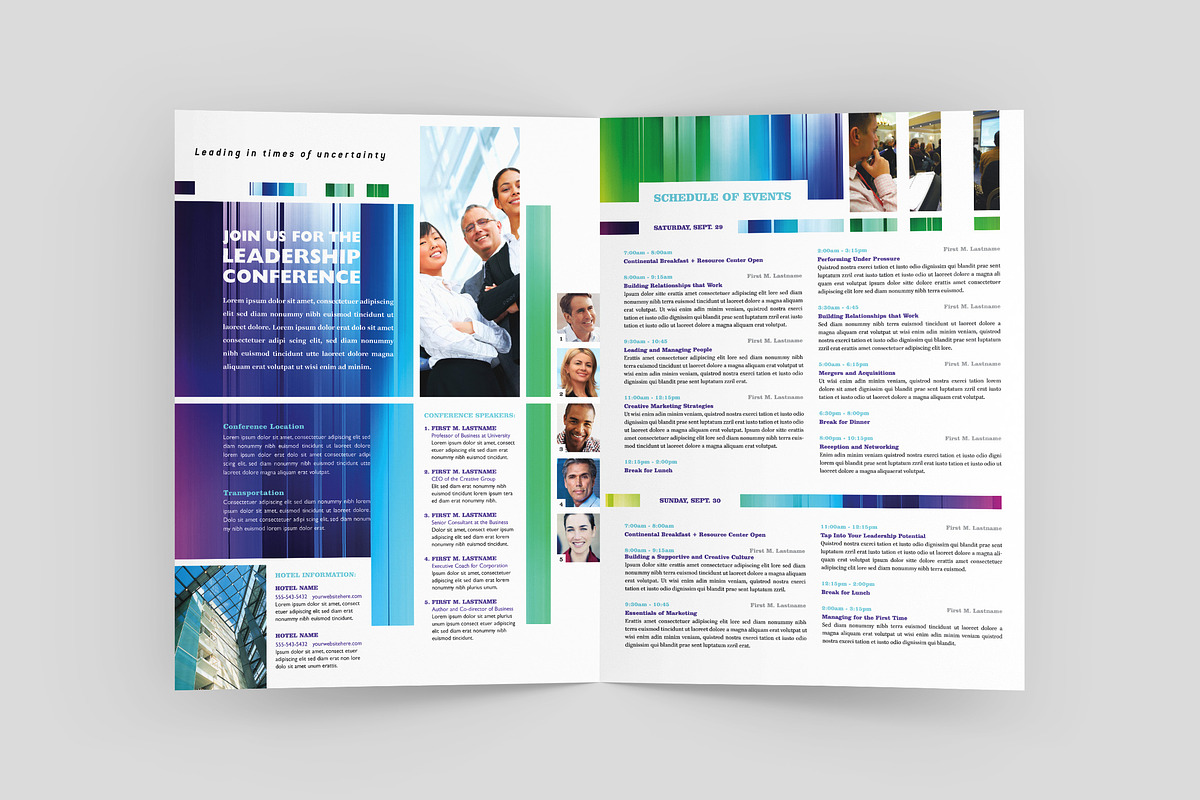 Business Conference Brochure, a Brochure Template by StockLayouts (Photo 2 of 4)