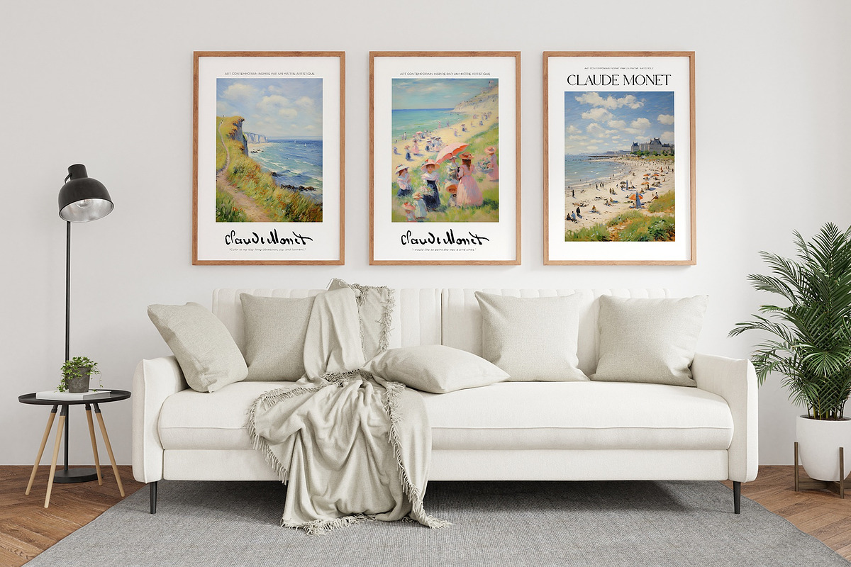 Art Poster Echoing Monet's Style, a Decorative Illustration by Vibrand Studio (Photo 13 of 14)